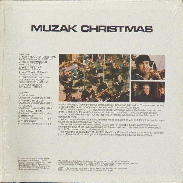 Various : Muzak Christmas (LP, Album, Promo)