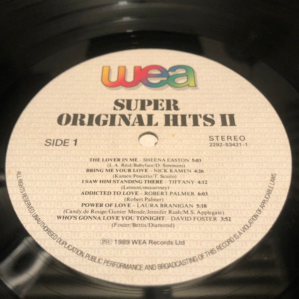 Various : Super Original Hits II (LP, Comp)
