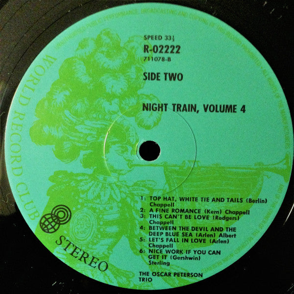 The Oscar Peterson Trio : Night Train Vol. 4 (LP, Comp, Club)