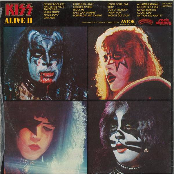 Kiss : Alive II (2xLP, Album, Gat)