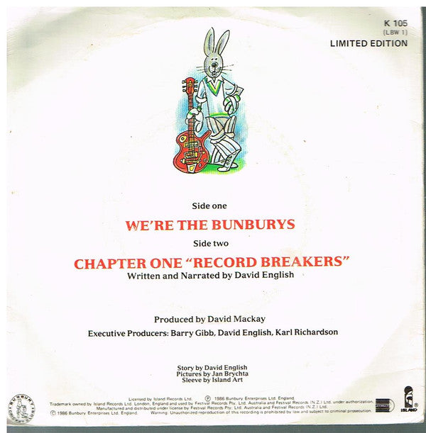 The Bunburys : We're The Bunburys (7", Single, Ltd)