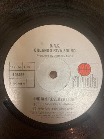 O.R.S. (Orlando Riva Sound) : Indian Reservation (7&quot;, Single)