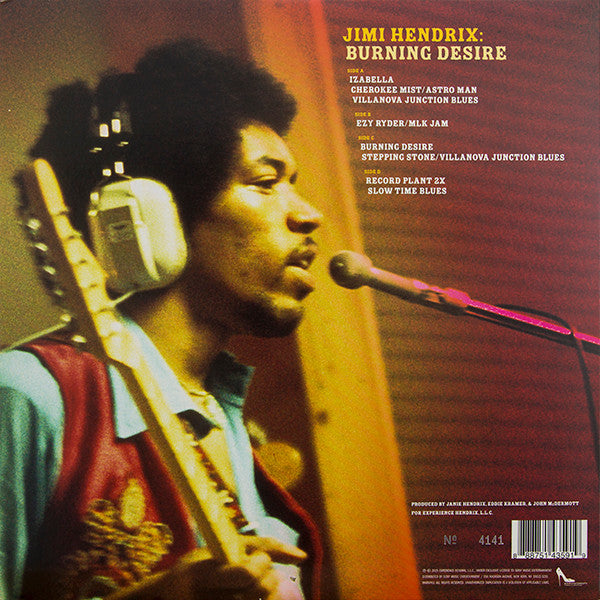 Jimi Hendrix : Burning Desire (2xLP, RSD, Ltd, Num, RE)