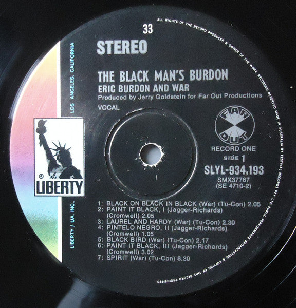 Eric Burdon & War : The Black-Man's Burdon (2xLP, Album)