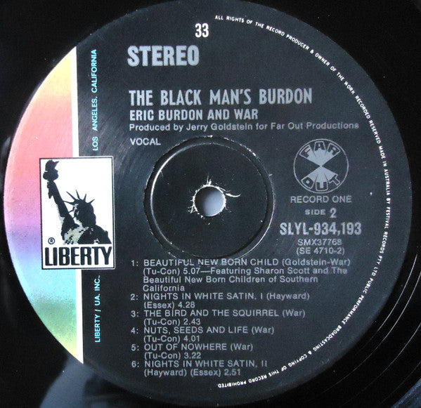 Eric Burdon & War : The Black-Man's Burdon (2xLP, Album)