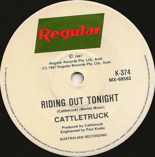 Cattletruck : Rain (7", Single, Ltd)