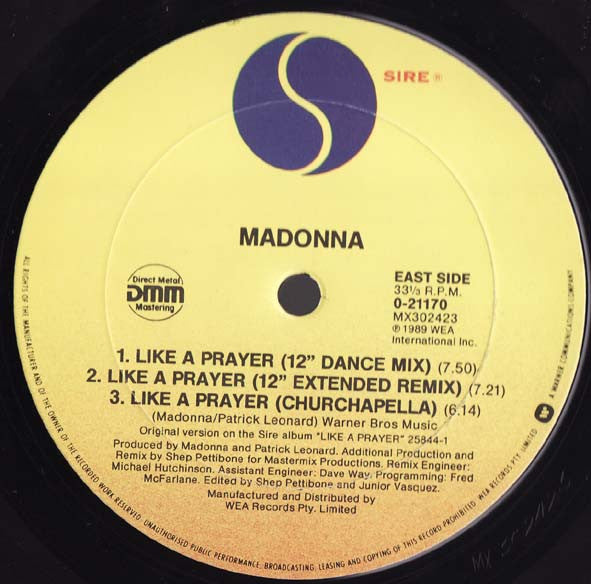 Madonna : Like A Prayer (12")