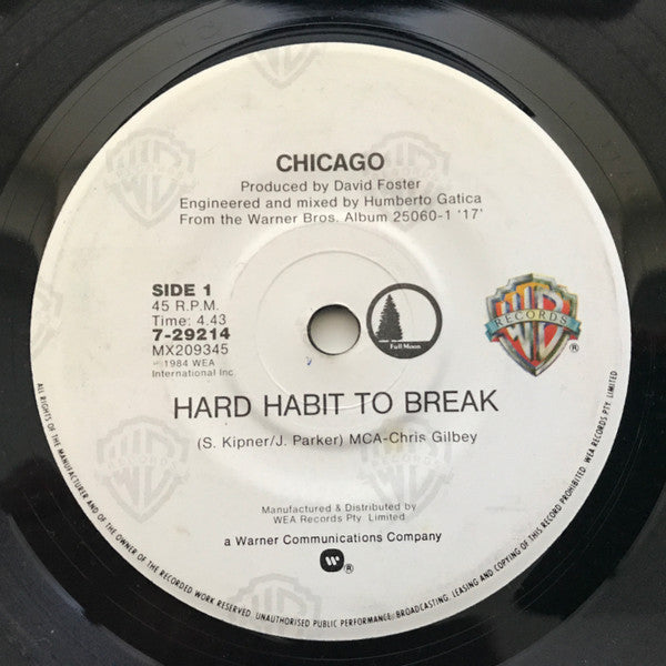 Chicago (2) : Hard Habit To Break (7&quot;, Single)