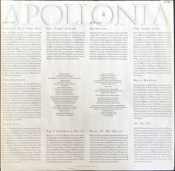 Apollonia : Apollonia (LP, Album)