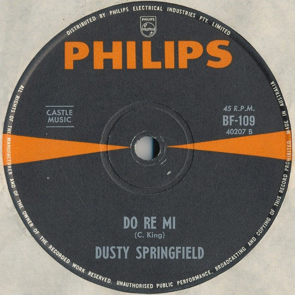 Dusty Springfield : Wishin' And Hopin' (7", Single)