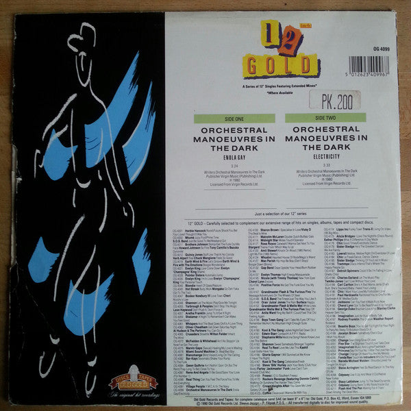 Orchestral Manoeuvres In The Dark : Enola Gay / Electricity (12", Single)