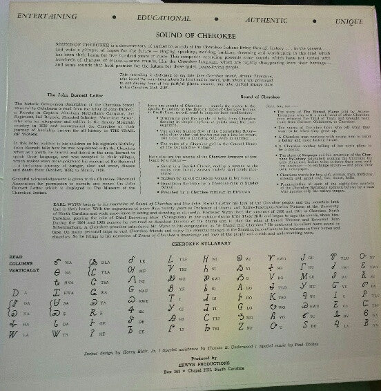 Earl Wynn : Sound Of Cherokee (LP, Album)