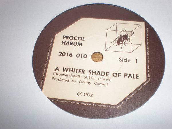 Procol Harum : A Whiter Shade Of Pale / A Salty Dog / Homburg (7", RE)