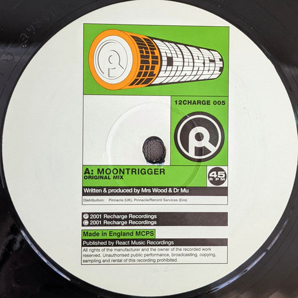 Mrs. Wood & Dr. Mu : Moontrigger (12")