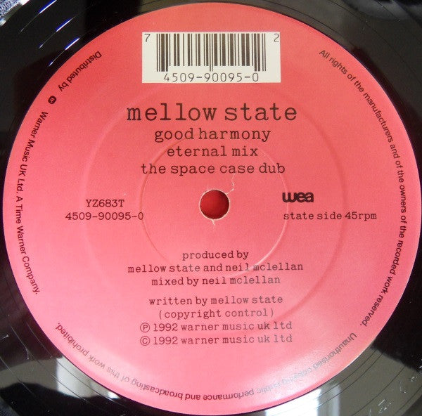 Mellow State : Hallelujah (12")