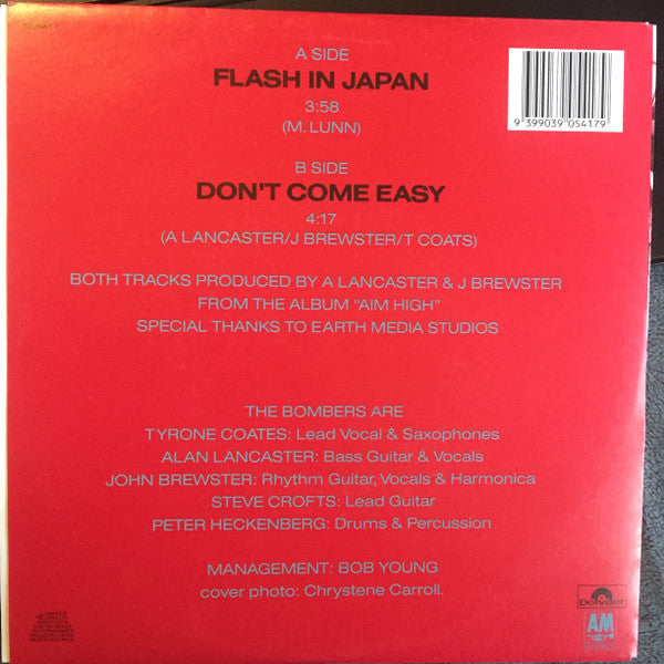 The Bombers (8) : Flash In Japan (7", Single)