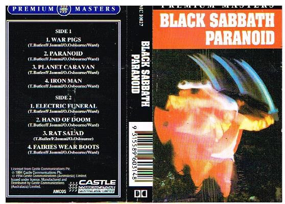 Black Sabbath : Paranoid (Cass, Album, RE)