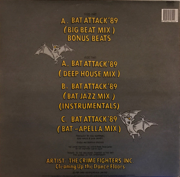 The Crime Fighters Inc. : Bat Attack '89 (12")