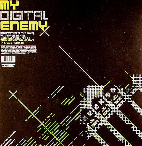My Digital Enemy : Runaway (Feel The Love) (12")
