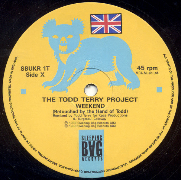 The Todd Terry Project : Weekend (Remix) (12")
