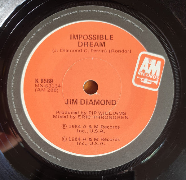 Jim Diamond : I Should Have Known Better (7", Single)