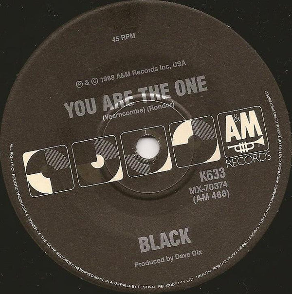 Black (2) : The Big One (7", Single)