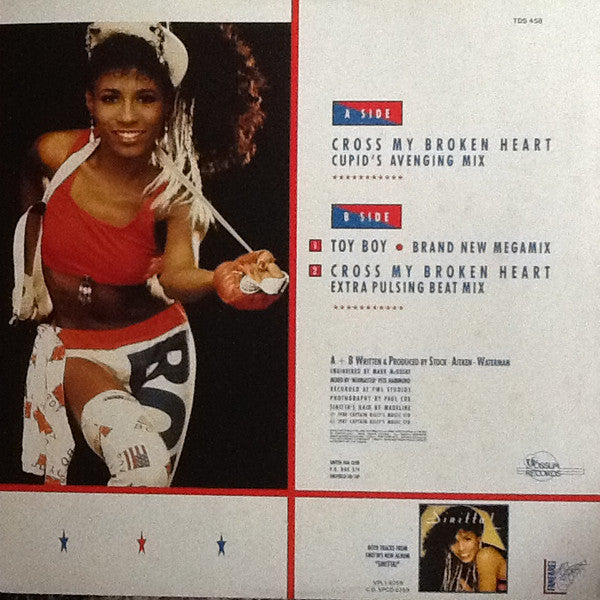 Sinitta : Cross My Broken Heart (12", Ltd)