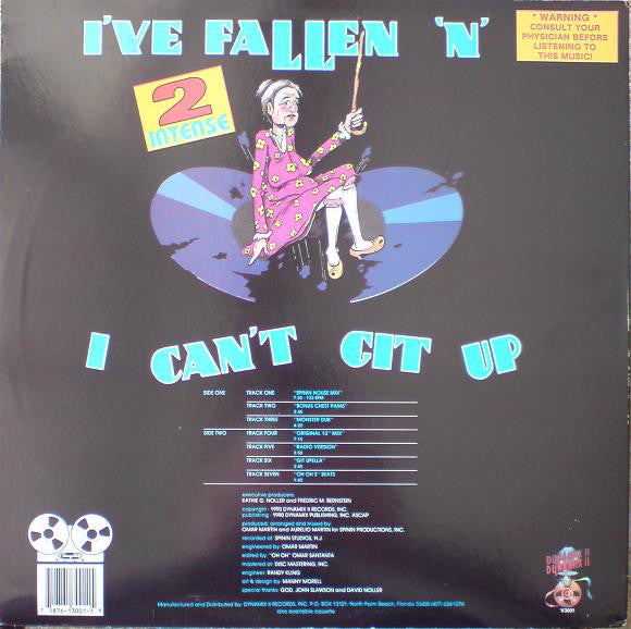2 Intense (2) : I've Fallen And I Can't Git Up (12")