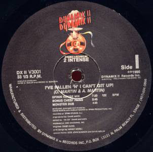 2 Intense (2) : I've Fallen And I Can't Git Up (12")