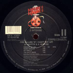 2 Intense (2) : I've Fallen And I Can't Git Up (12")