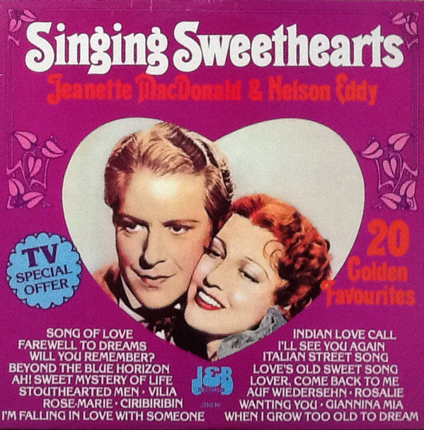 Jeanette MacDonald &amp; Nelson Eddy : Singing Sweethearts (LP, Album, Comp)