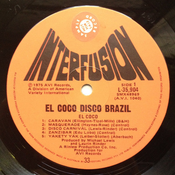 El Coco : El Coco Disco Brazil (LP, Album)