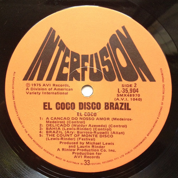 El Coco : El Coco Disco Brazil (LP, Album)