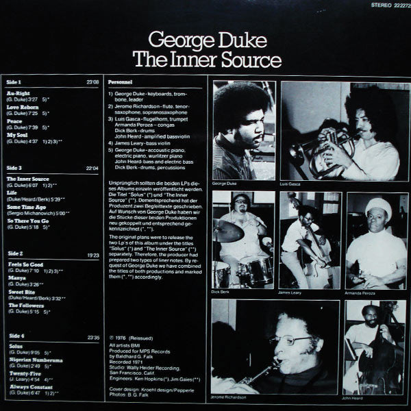 George Duke : The Inner Source (2xLP, Album, RE, Gat)