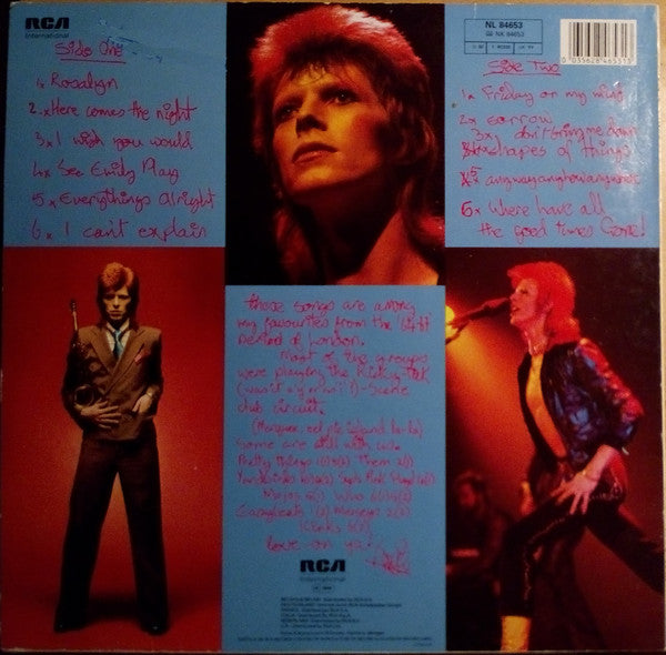 Bowie* : Pinups (LP, Album, RE)