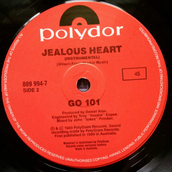 Go 101 : Jealous Heart (7", Single)