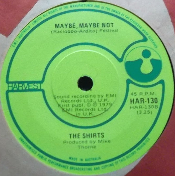 The Shirts : Out On The Ropes (7", Single)