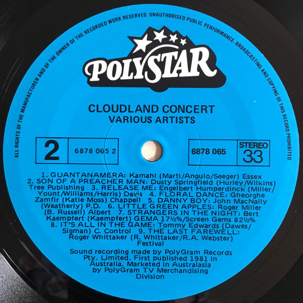 Various : Cloudland Concert (LP, Comp)