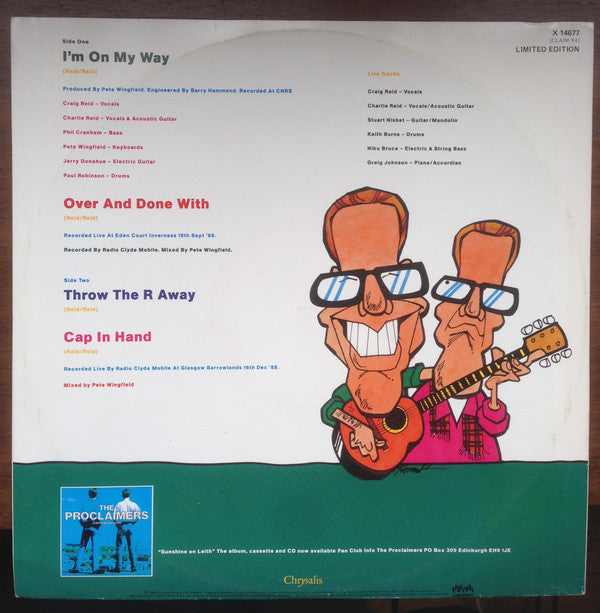 The Proclaimers : I'm On My Way (12", Maxi, Ltd)