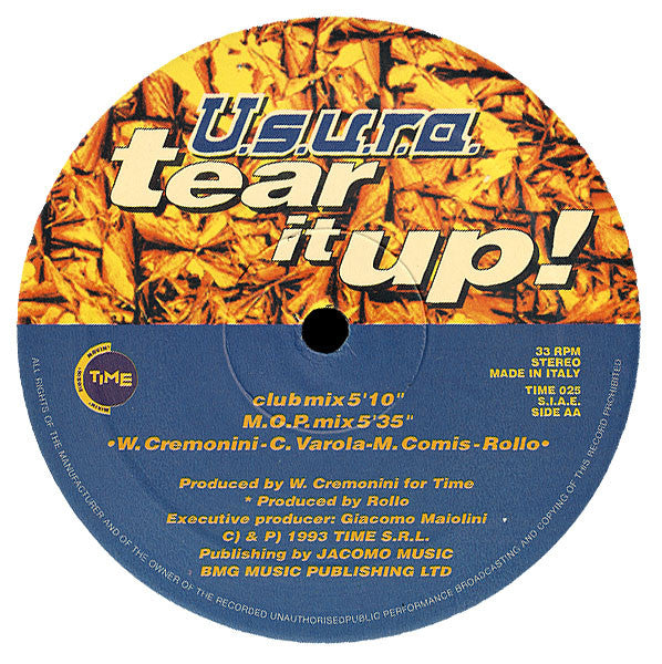 U.S.U.R.A. : Tear It Up! (12")