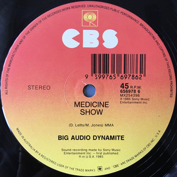 Big Audio Dynamite II : Rush (12", Single)