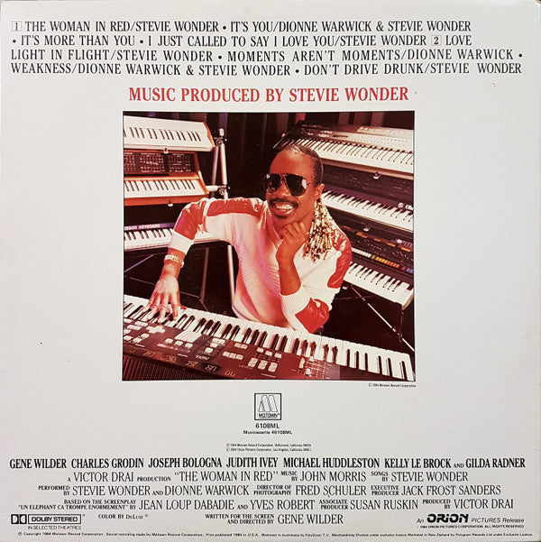 Stevie Wonder : The Woman In Red (Selections From The Original Motion Picture Soundtrack) (LP, Album, Gat)