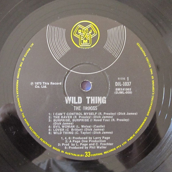 The Troggs : Wild Thing (LP, Album, Comp)