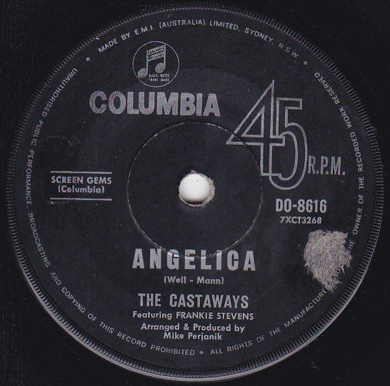 The Castaways (5) Featuring Frankie Stevens : Angelica (7&quot;)