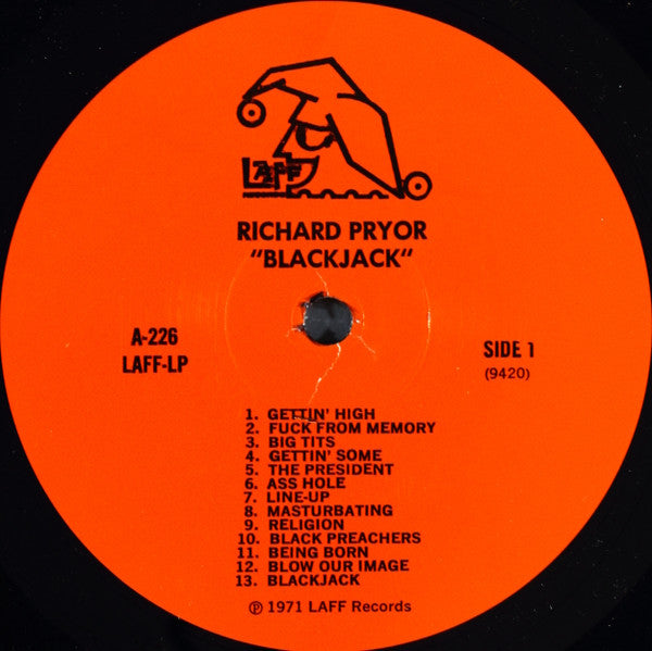Richard Pryor : Blackjack (LP, Album, RE)