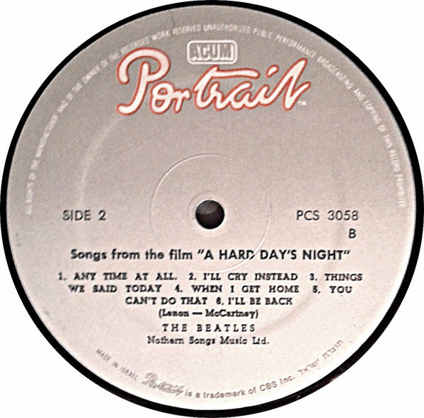 The Beatles : A Hard Day's Night (LP, Album, RE)