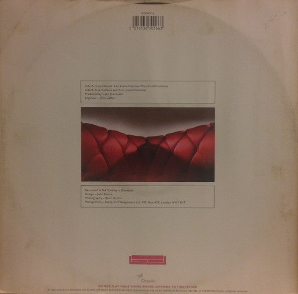 Go West : True Colours (The Snake Charmer Mix) (12")