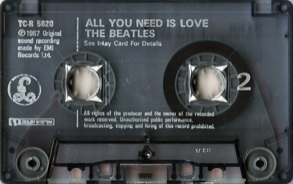 The Beatles : All You Need Is Love (Cass, Single, RE, XDR)