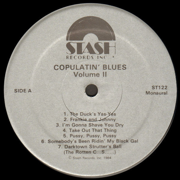 Various : Copulatin' Blues Volume Two (LP, Comp, Mono)