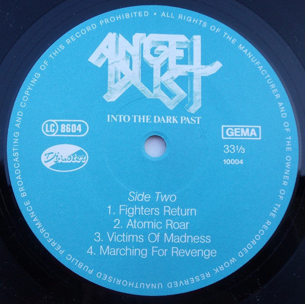 Angel Dust (3) : Into The Dark Past (LP, Album, Blu)